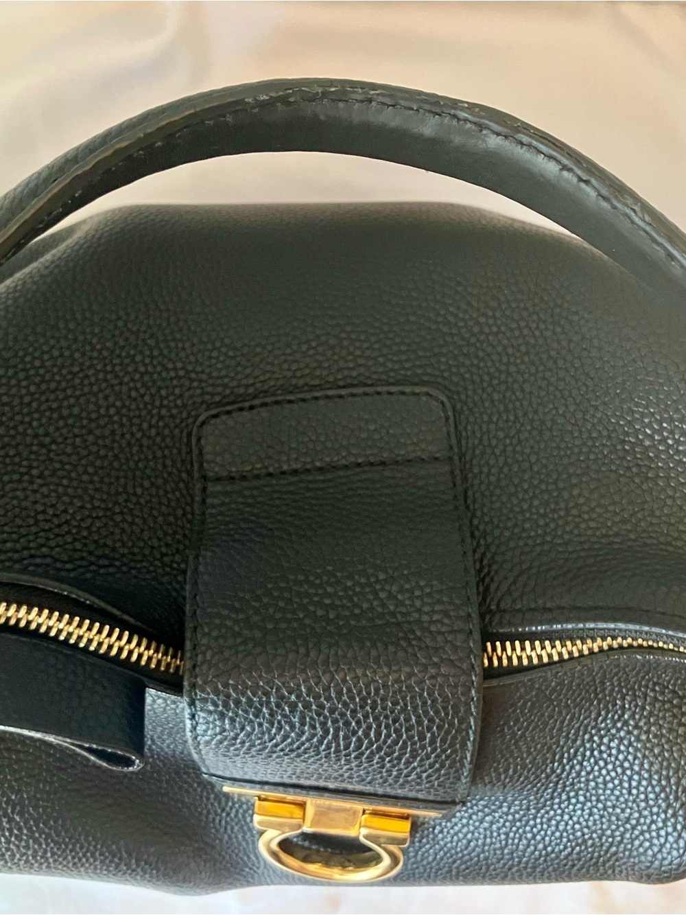 Salvatore Ferragamo Soft Leather Shoulder Bag - Picture 13 of 14